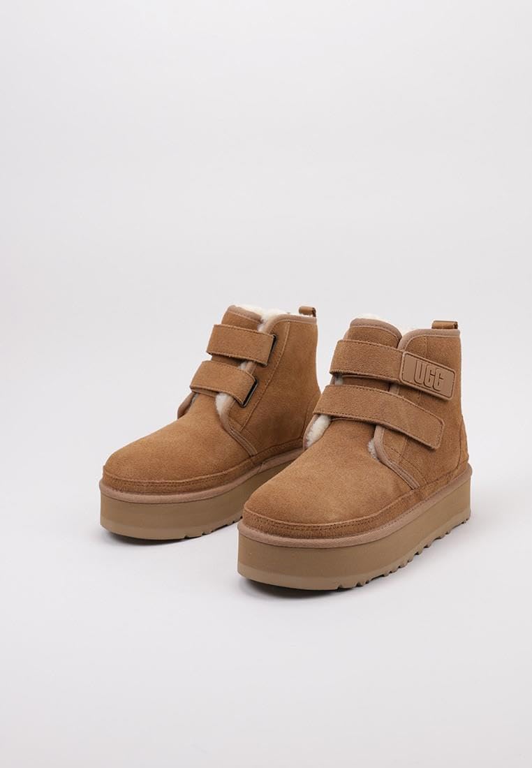 UGG - Brandclub - UGG Unisex-Child Neumel Platform Boot, Chestnut, 3